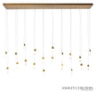 Global Views Leo Chandelier 20 Drop Rectangle 125