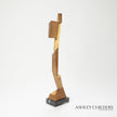 Global Views Gold Facet Sculpture