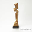 Global Views Gold Facet Sculpture