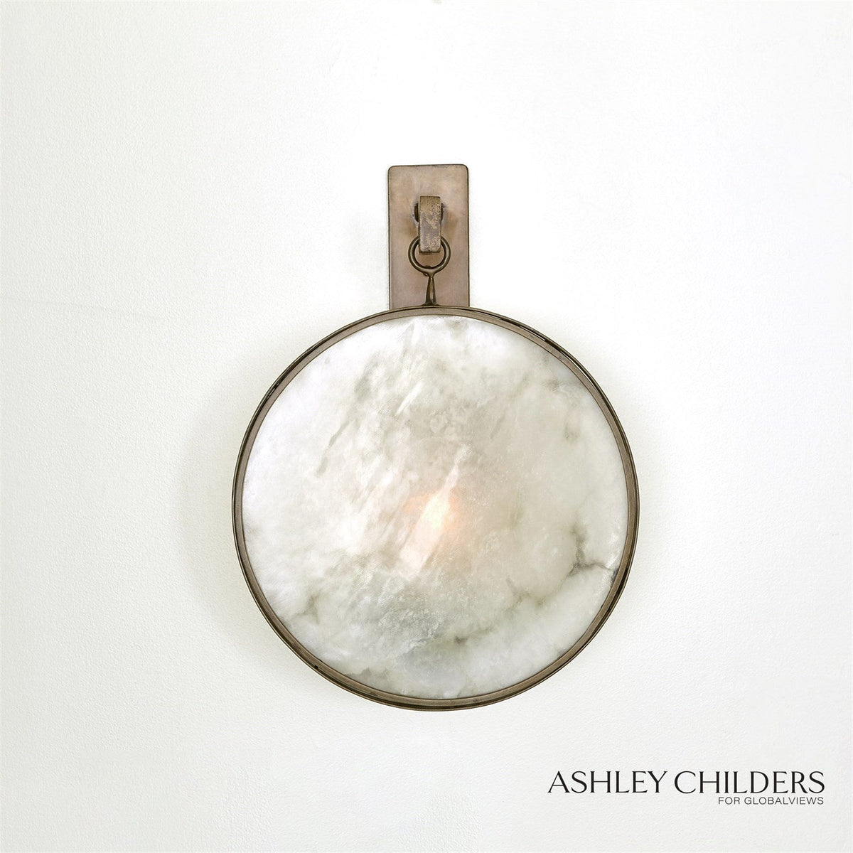 Global Views Black Bronze Anya Wall Sconce
