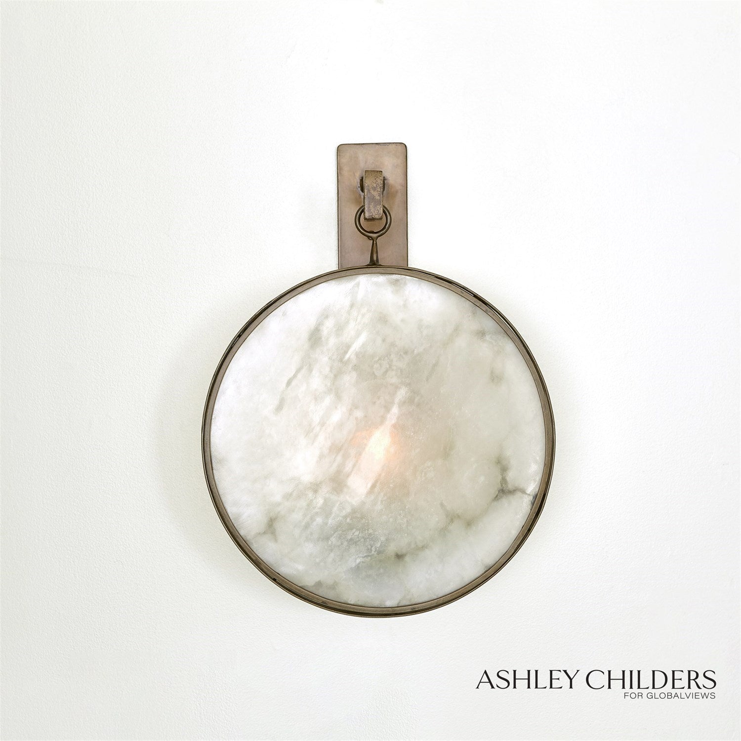 Global Views Black Bronze Anya Wall Sconce