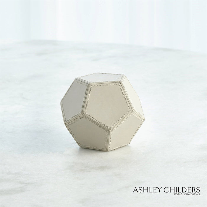 Global Views Pentagonal Sphere by Ashley Childers