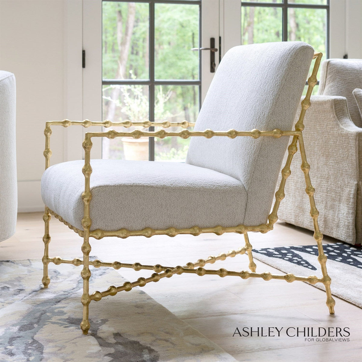 Global Views Elder Lounge Chair by Ashley Childers