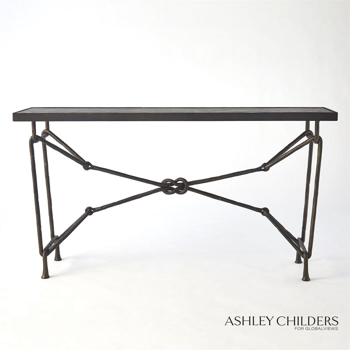 Global Views Love Knot Console by Ashley Childers