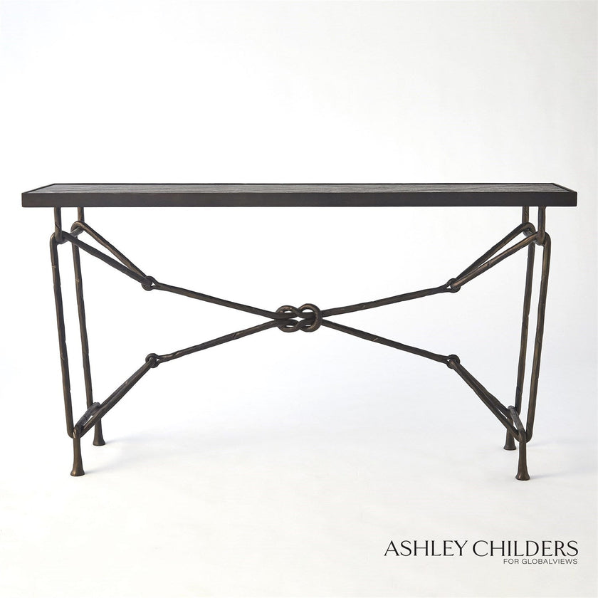 Global Views Love Knot Console by Ashley Childers