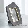 Global Views Brass Frame Grey Stone Photo Frame by Ashley Childers