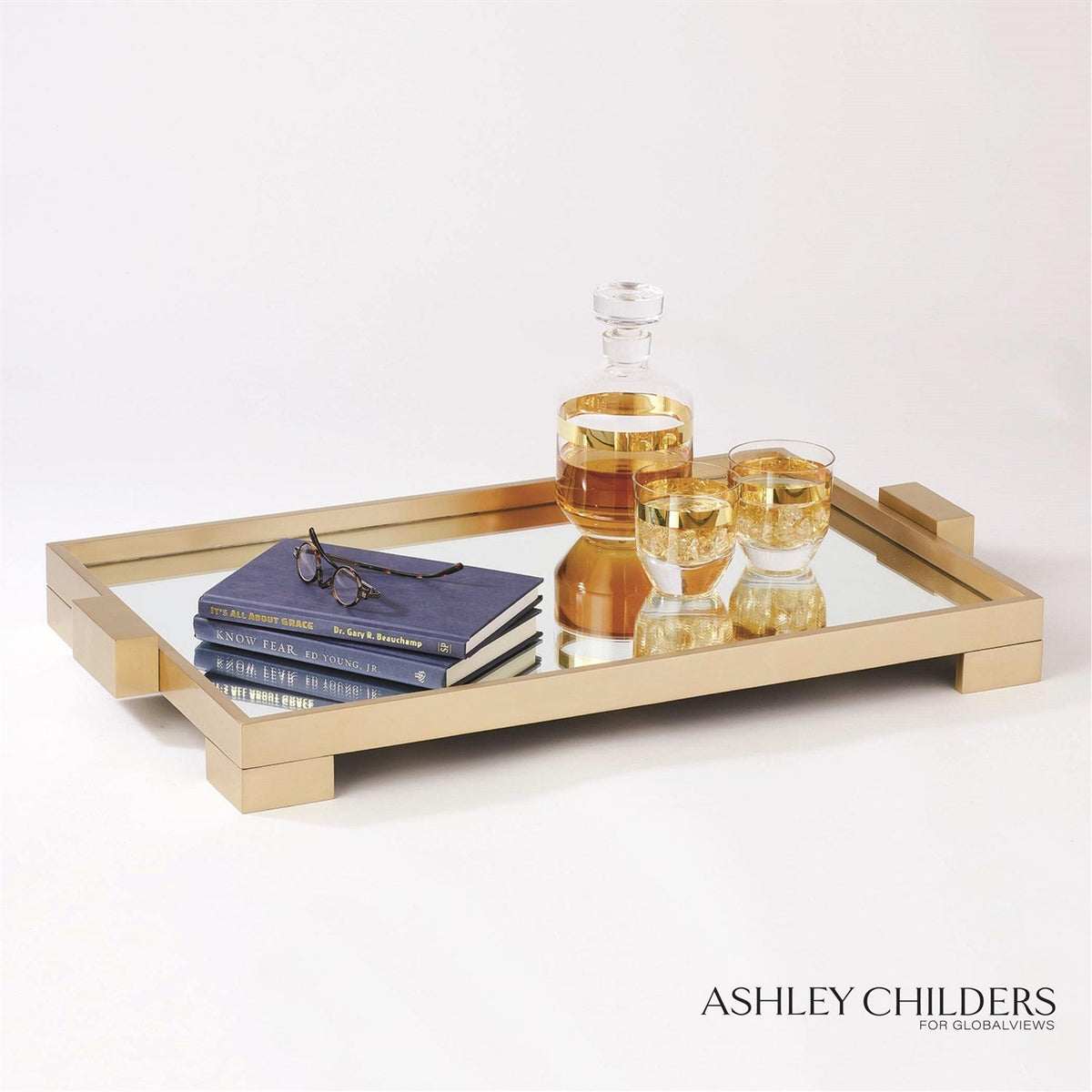 Global Views Rahling Tray by Ashley Childers Clearance