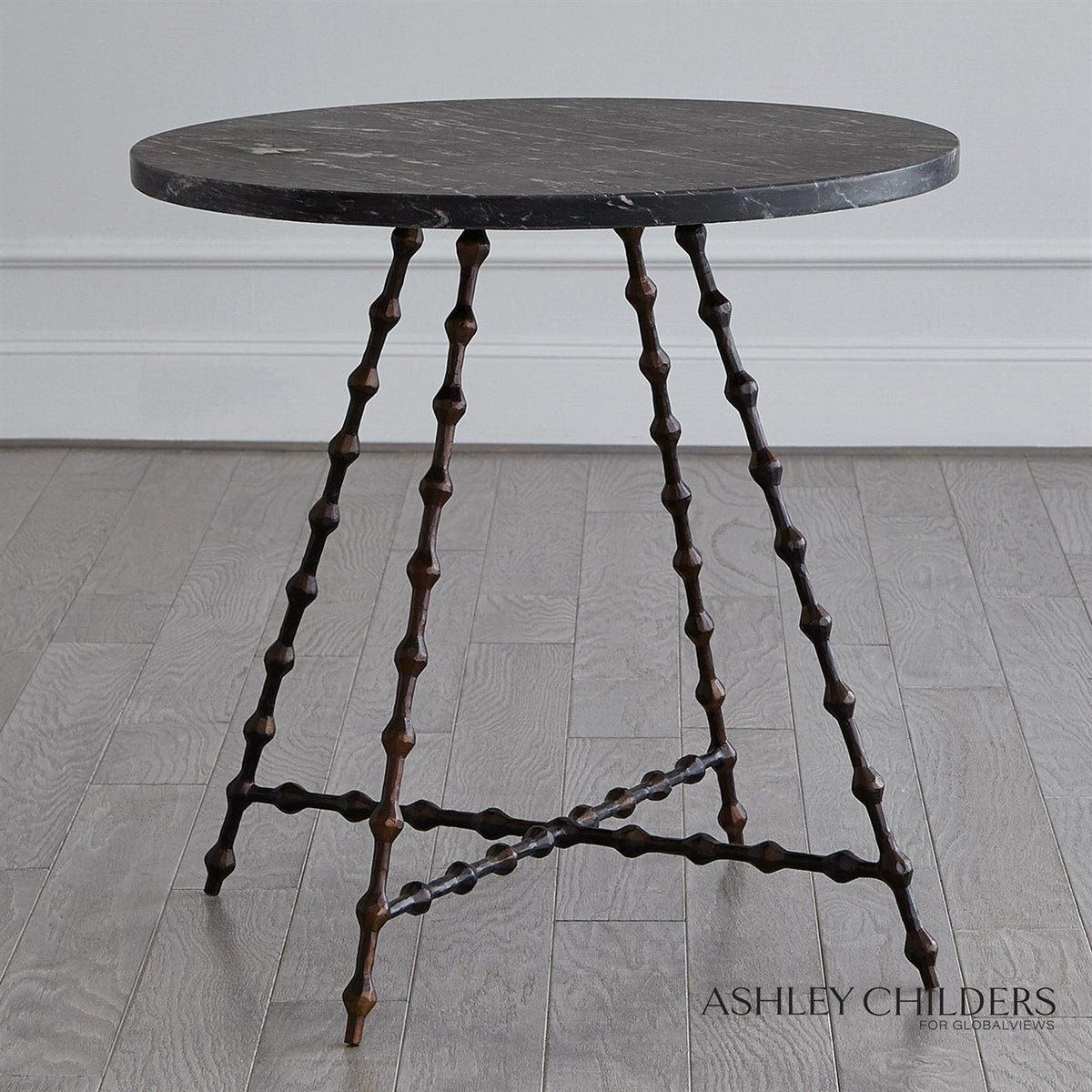 Global Views Elder Bronze End Table by Ashley Childers