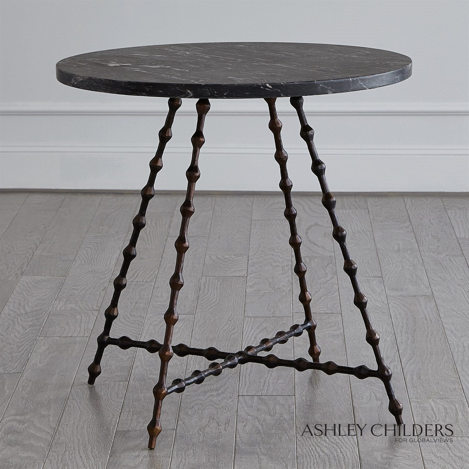 Global Views Elder Bronze End Table by Ashley Childers