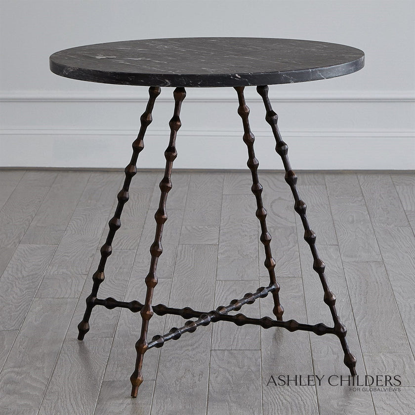 Global Views Elder Bronze End Table by Ashley Childers