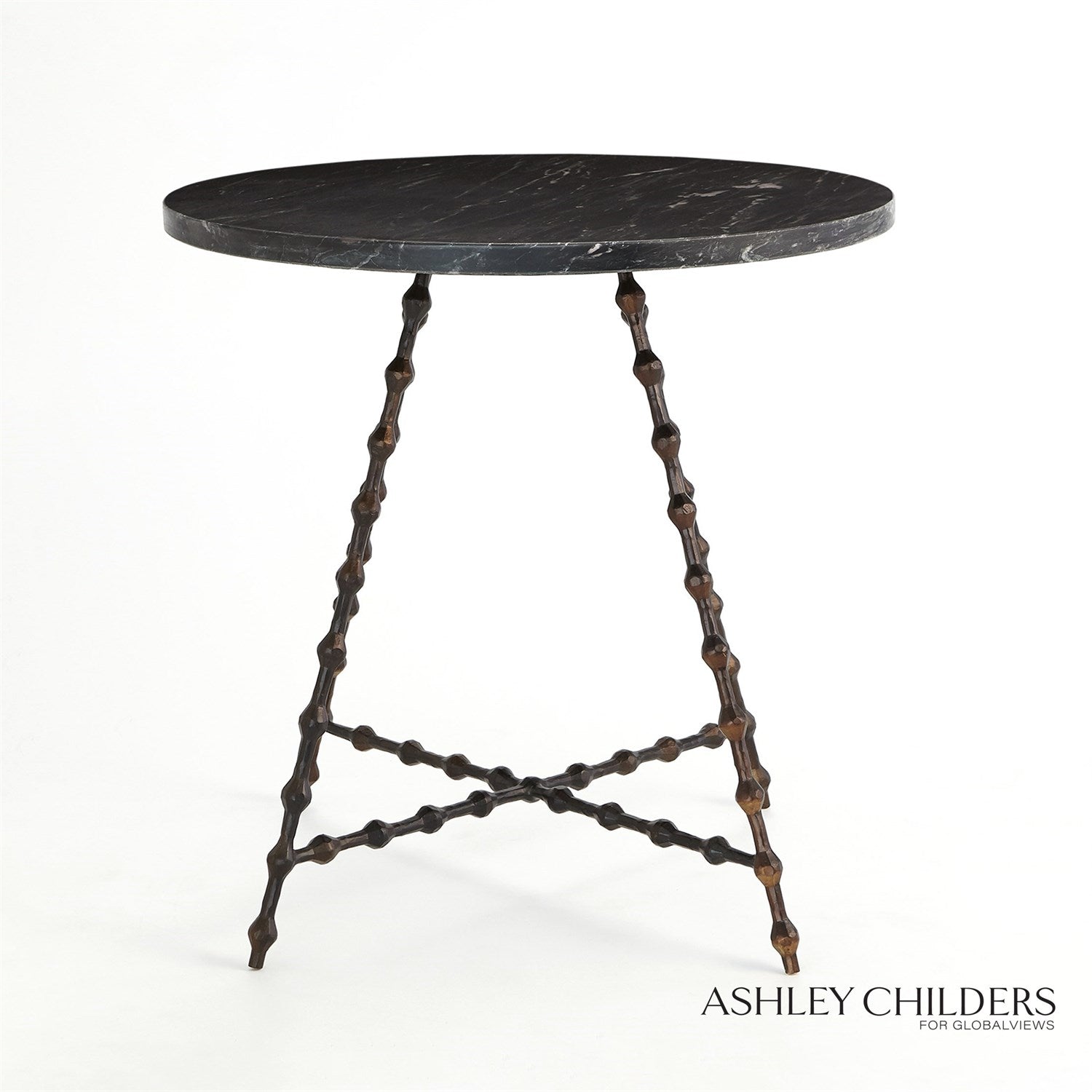 Global Views Elder Bronze End Table by Ashley Childers