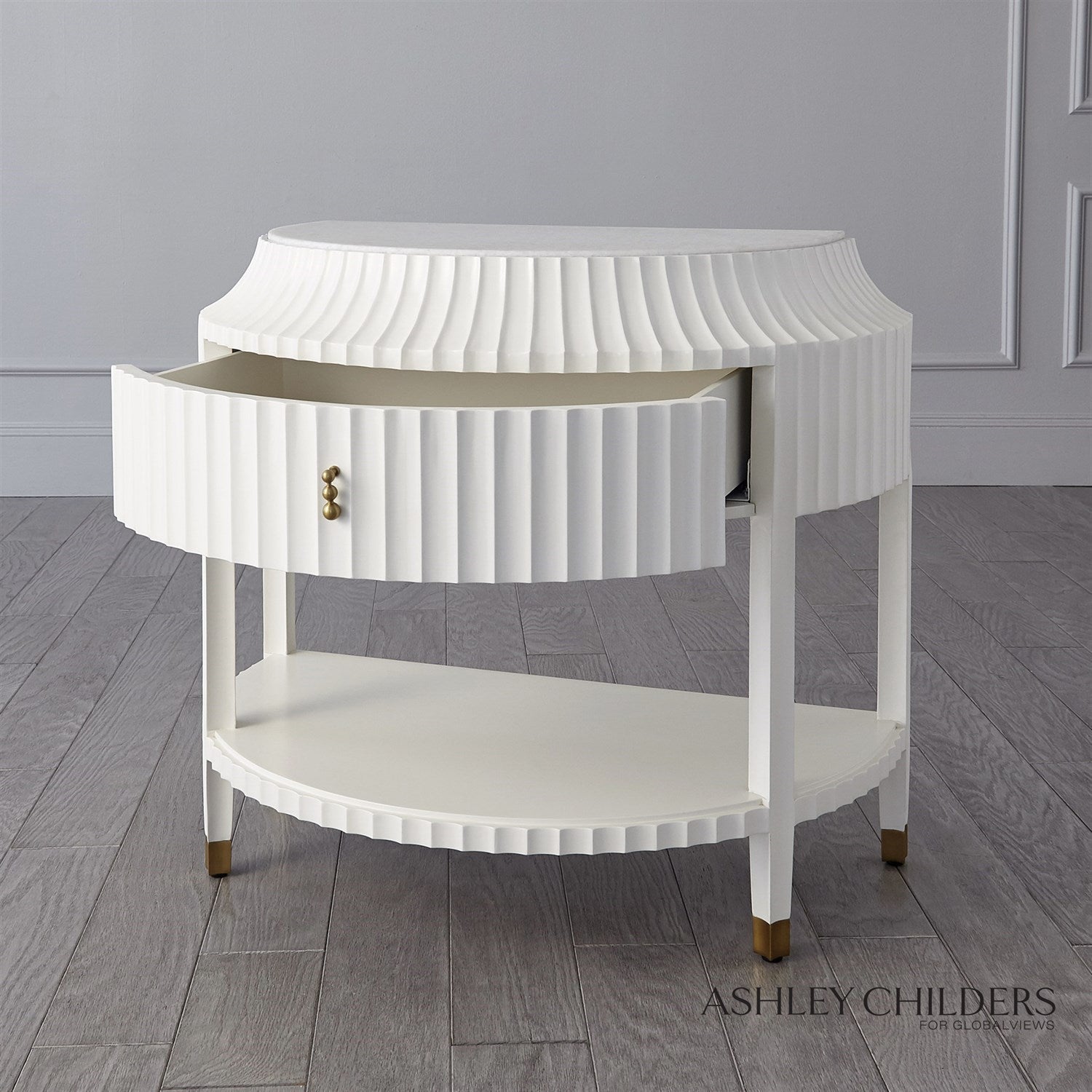 Global Views Fountain Bedside Chest by Ashley Childers