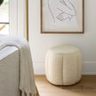 Global Views Tuffet Ottoman Sheepskin by Ashley Childers