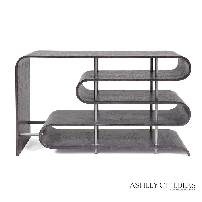 Global Views Traverse White Console by Ashley Childers