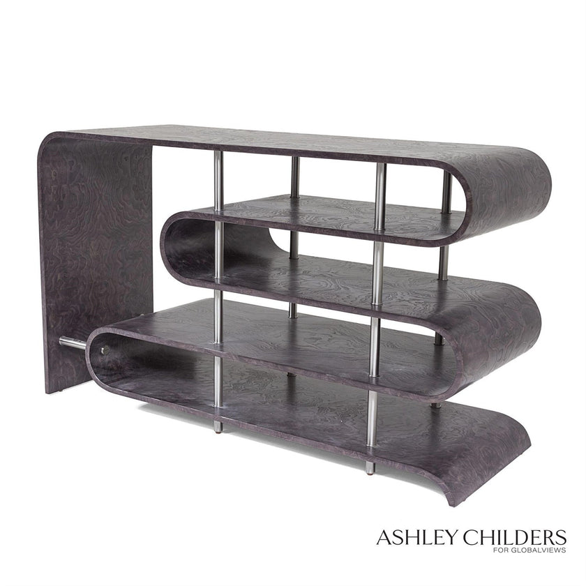 Global Views Traverse White Console by Ashley Childers
