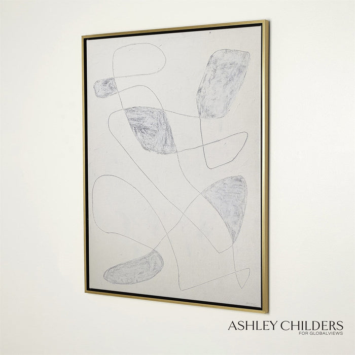 Global Views Scratch Loops Framed Art by Ashley Childers