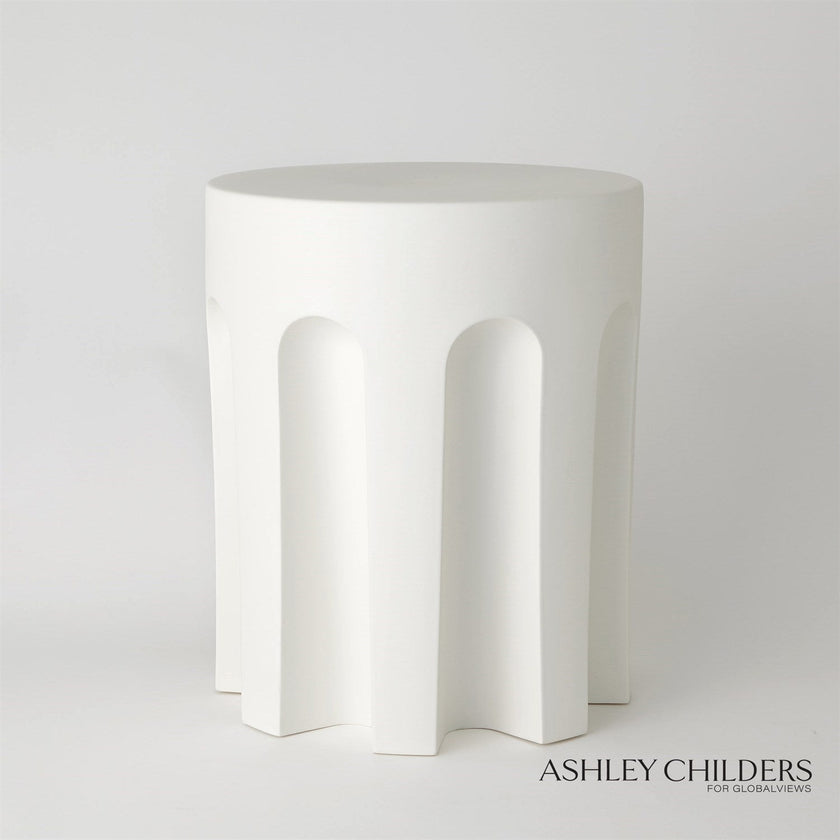 Global Views Arches Stool Table