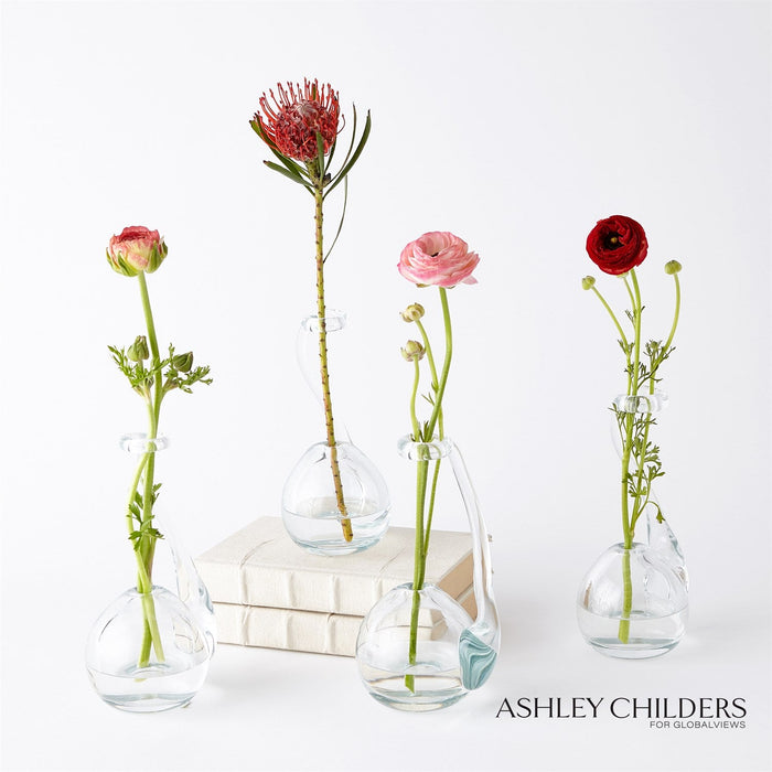Global Views Clear Ring Flower Vase by Ashley Childers