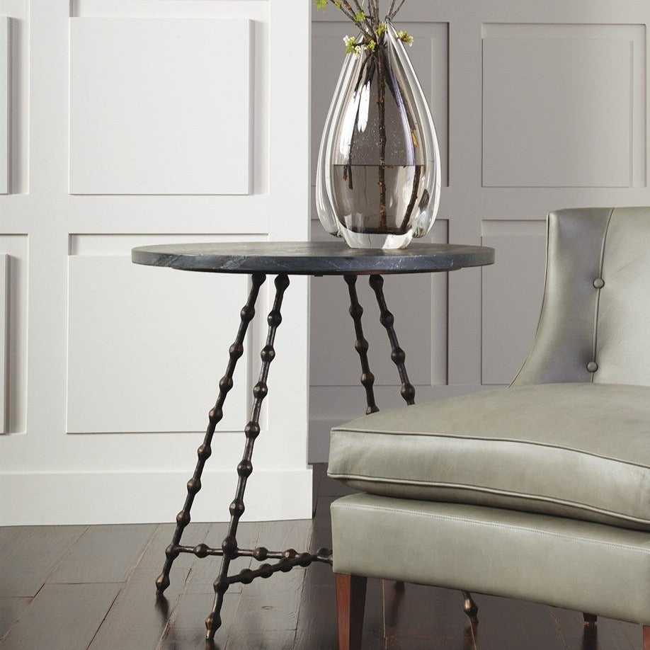 Global Views Elder Bronze End Table by Ashley Childers