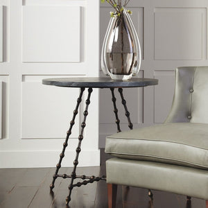 Global Views Elder Bronze End Table by Ashley Childers