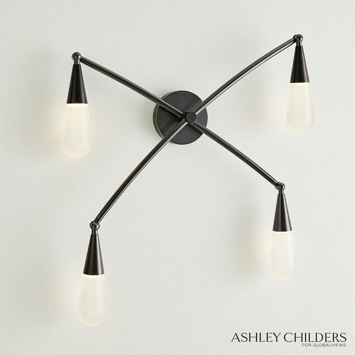 Global Views Droplet Sconce-HW by Ashley Childers