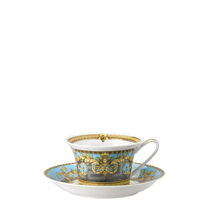 Versace Prestige Gala Bleu Tea Cup & Saucer