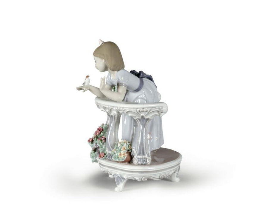 Lladro Morning Song Girl Figurine