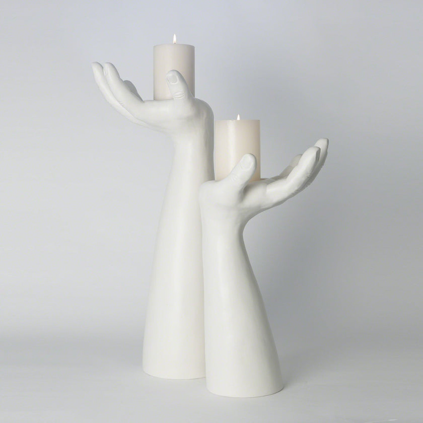 Global Views Matte White Ceramic Palma