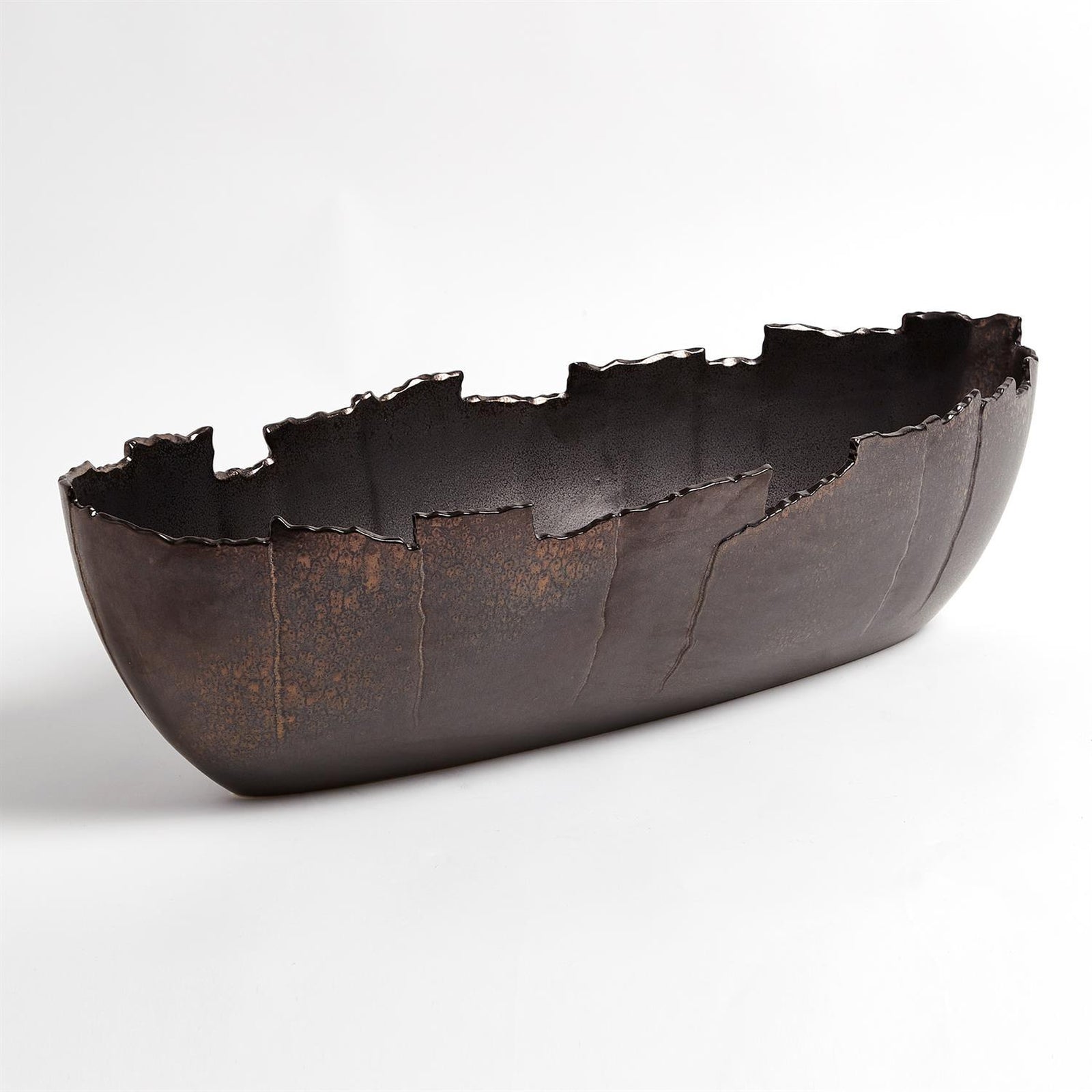 Global Views San Andreas Bowl-Reactive Bronze