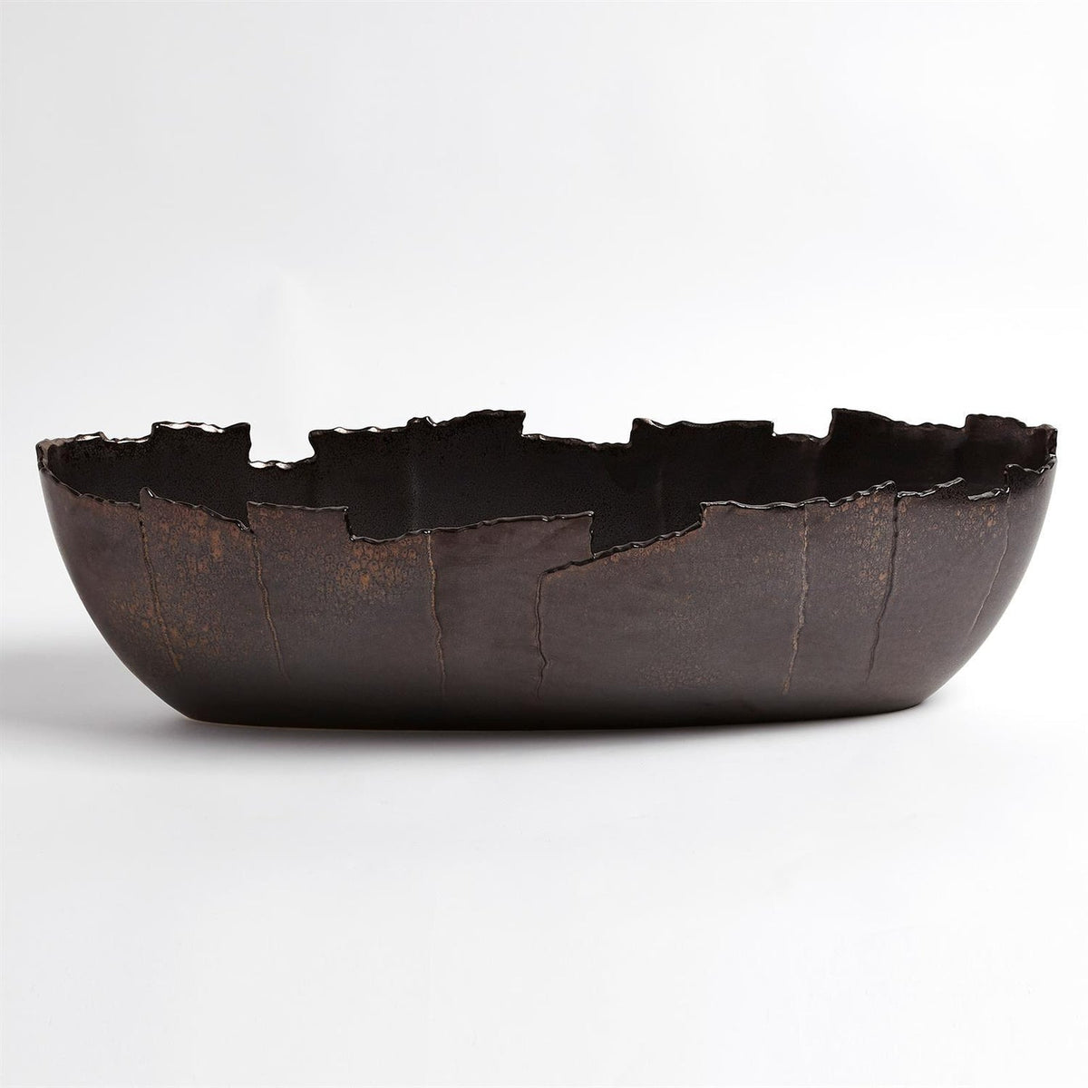 Global Views Reactive Bronze San Andreas Bowl