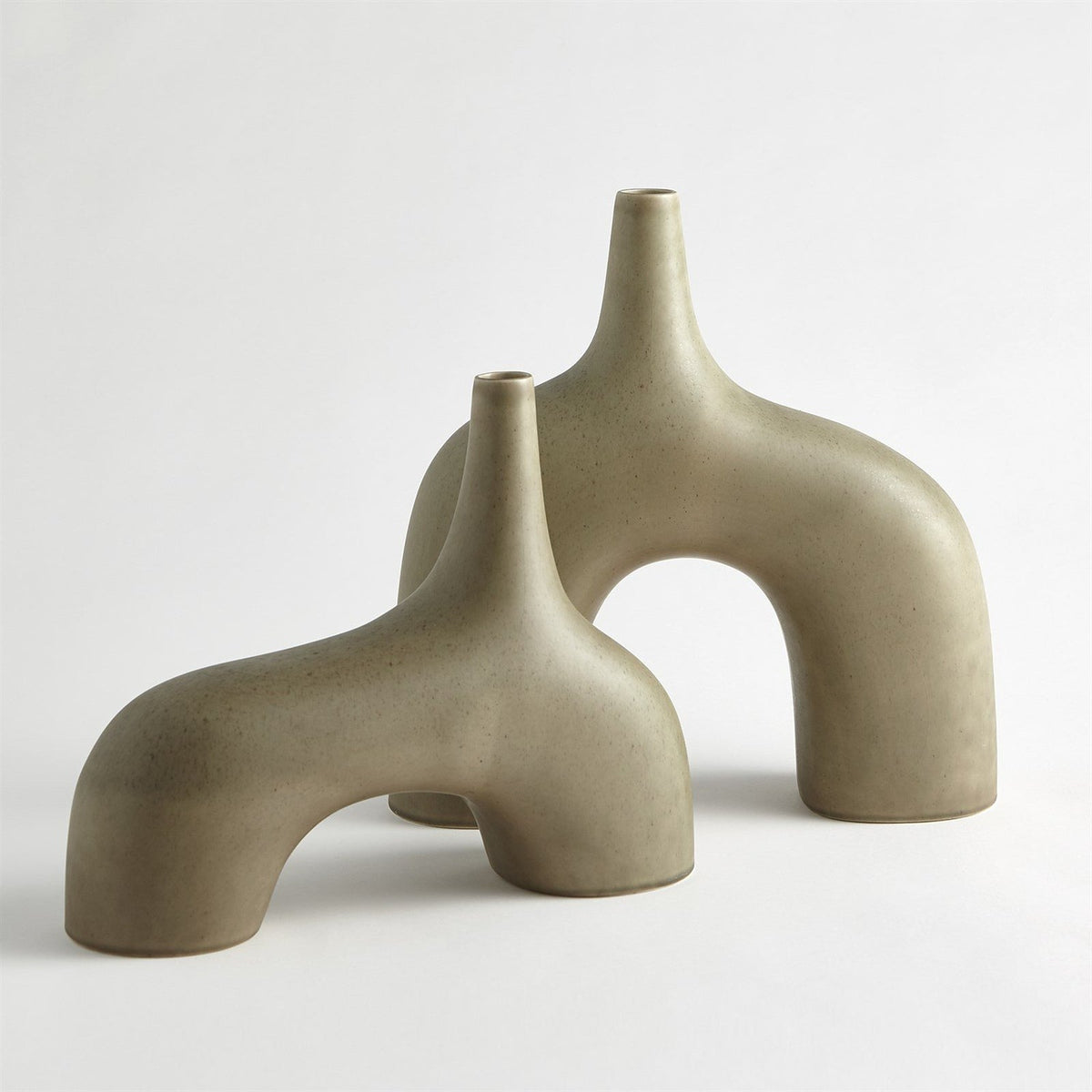 Global Views Stretch Vase Sage