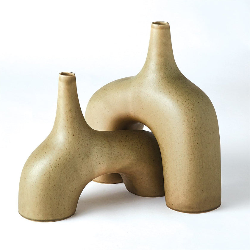 Global Views Stretch Vase Sage