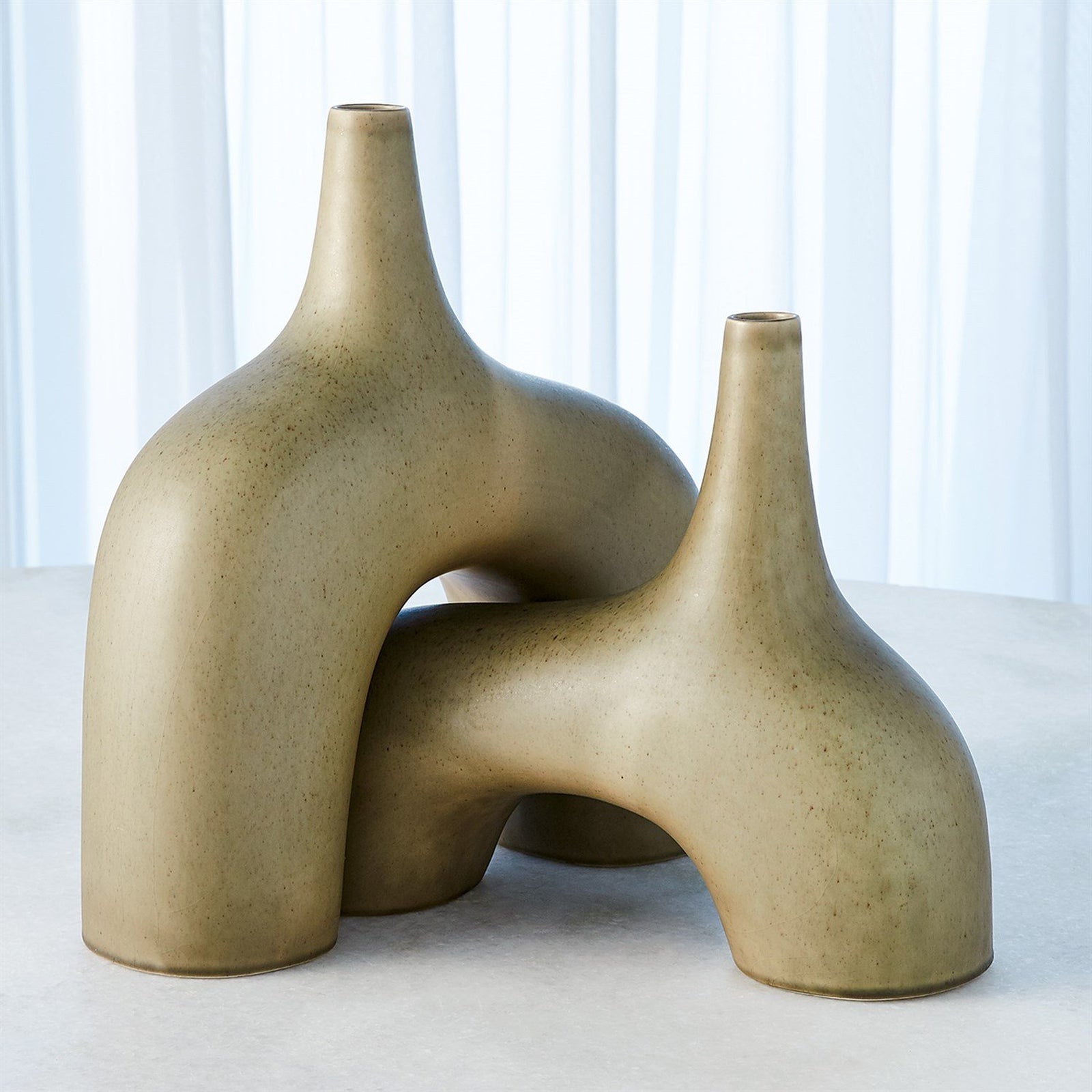 Global Views Stretch Vase Sage