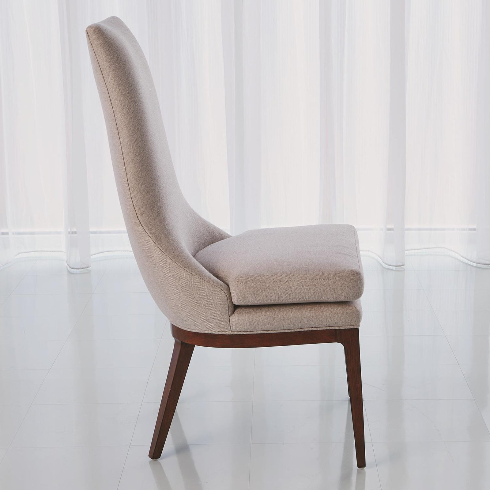 Global Views Isabella Candid Fleece Dining Chair