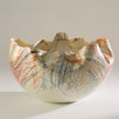 Global Views Orange Blue Cambrian Bowl