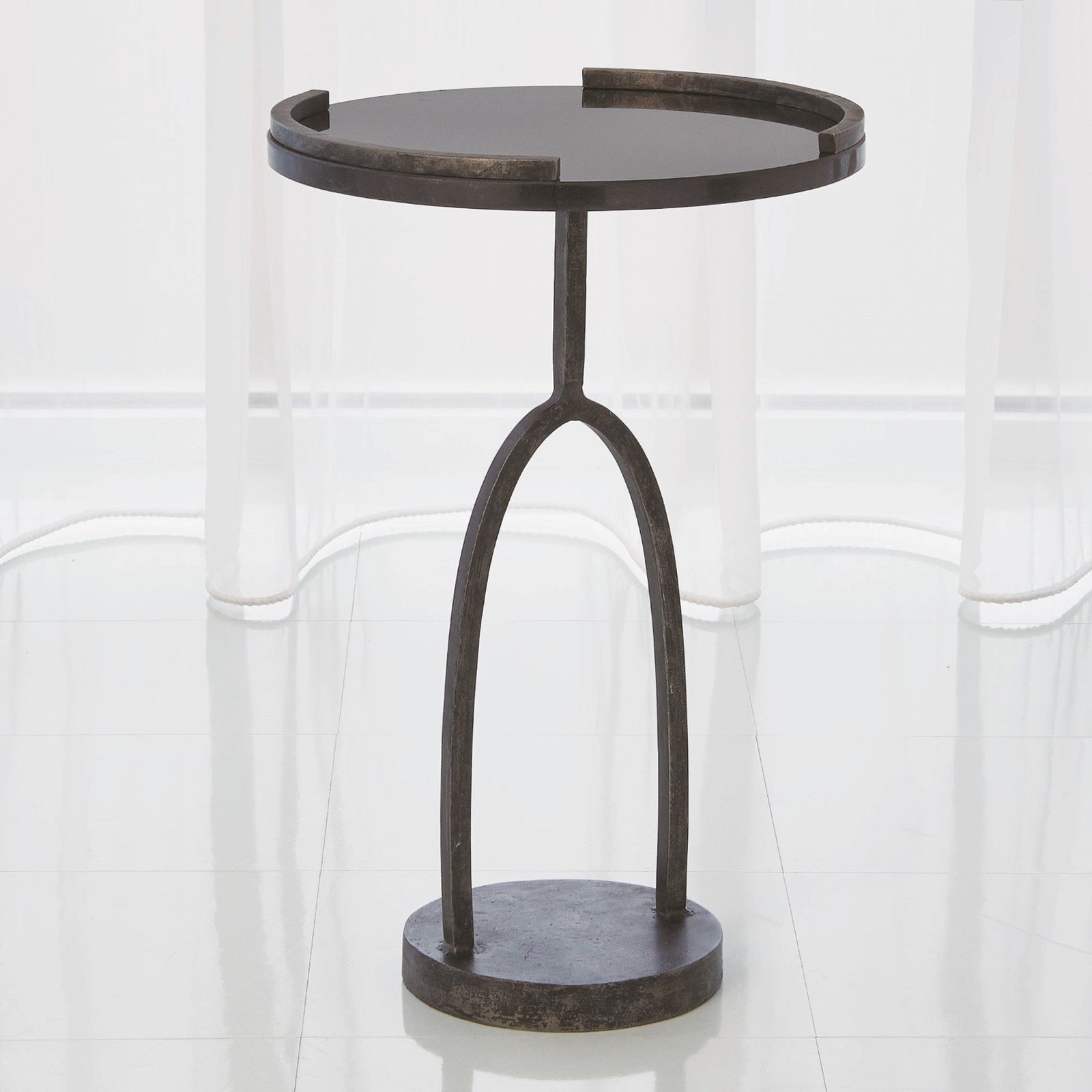 Global Views Wishbone Accent Table