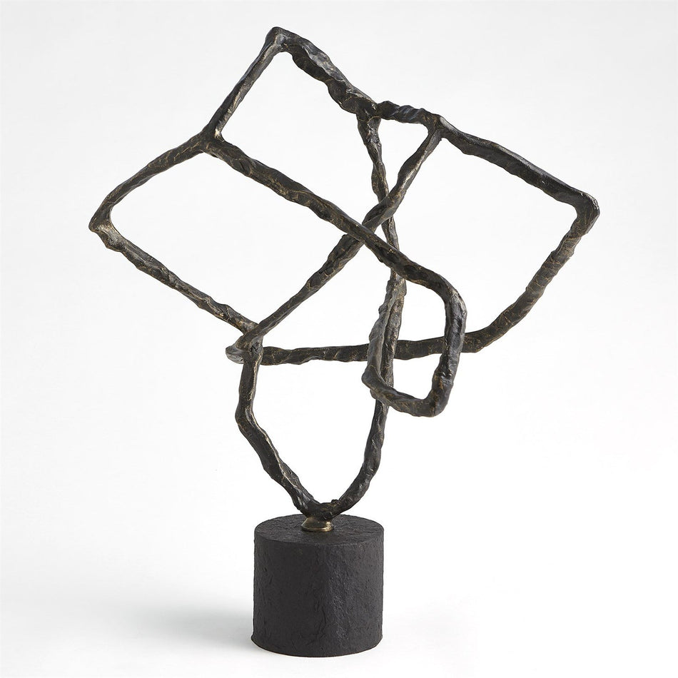 Global Views Tangled Sculpture Bronze
