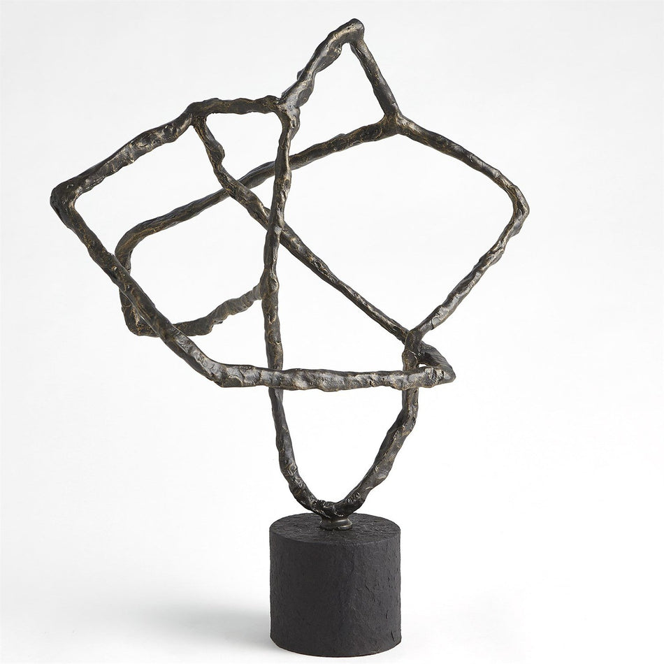 Global Views Tangled Sculpture Bronze