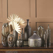 Global Views Grey Amber Swirl Vase