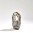 Global Views Grey Amber Swirl Vase