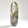 Global Views Grey Amber Swirl Vase