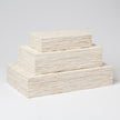 Global Views Chiseled Bone Storage Box