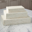 Global Views Chiseled Bone Storage Box