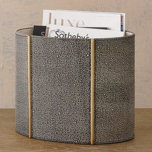 Global Views Oval Churchill Wastebasket