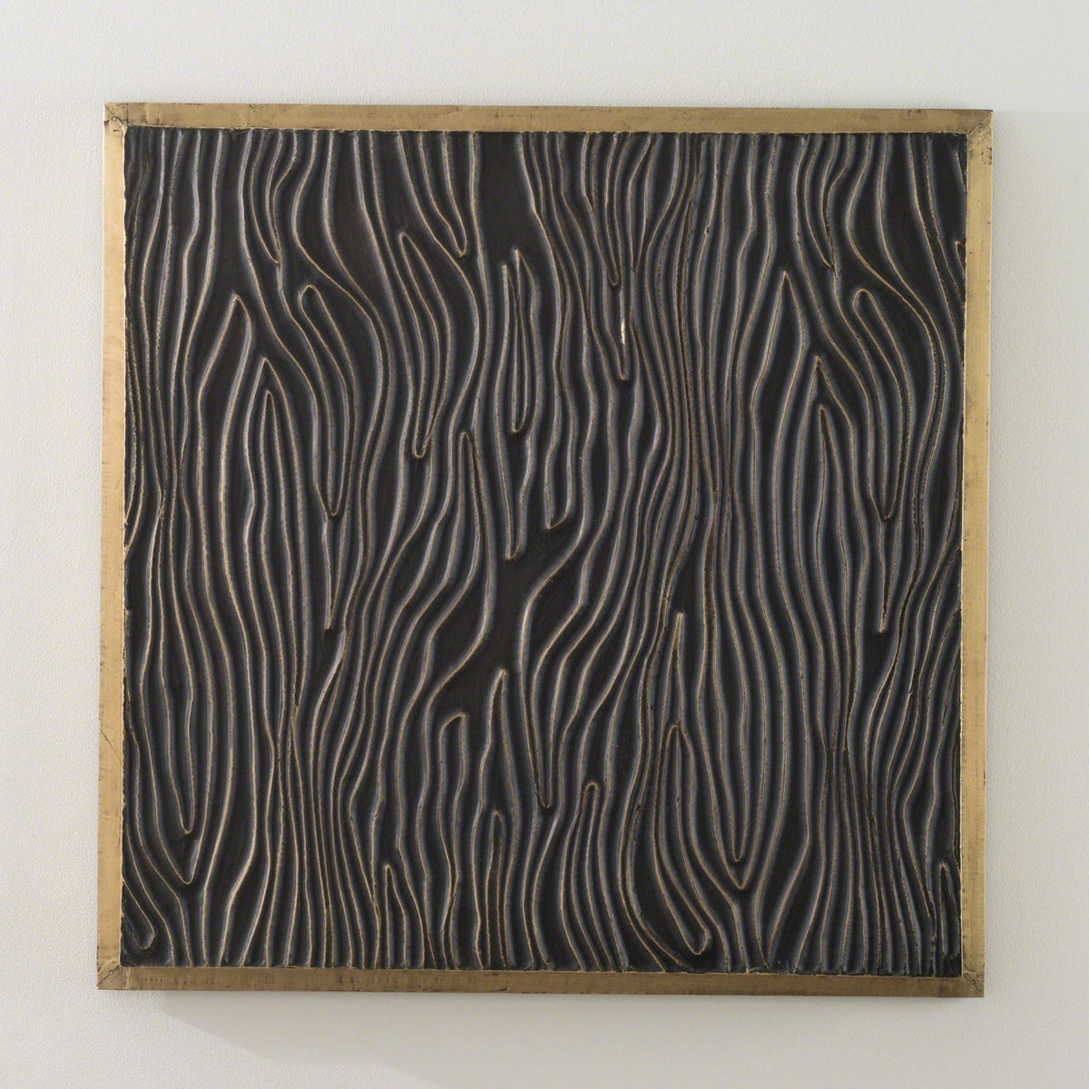 Global Views Bronze Brass Forest Panel