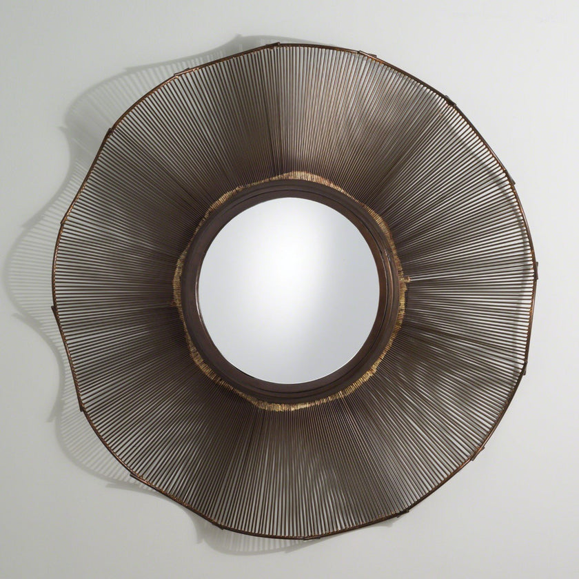 Global Views Bronze Prairie Mirror