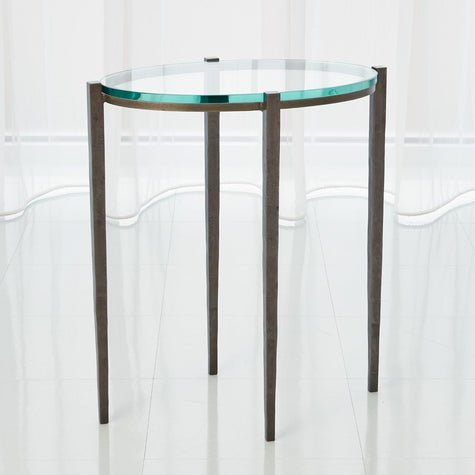 Global Views Petite Oval Accent Table