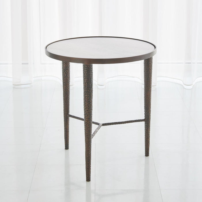 Global Views Hammered End Table