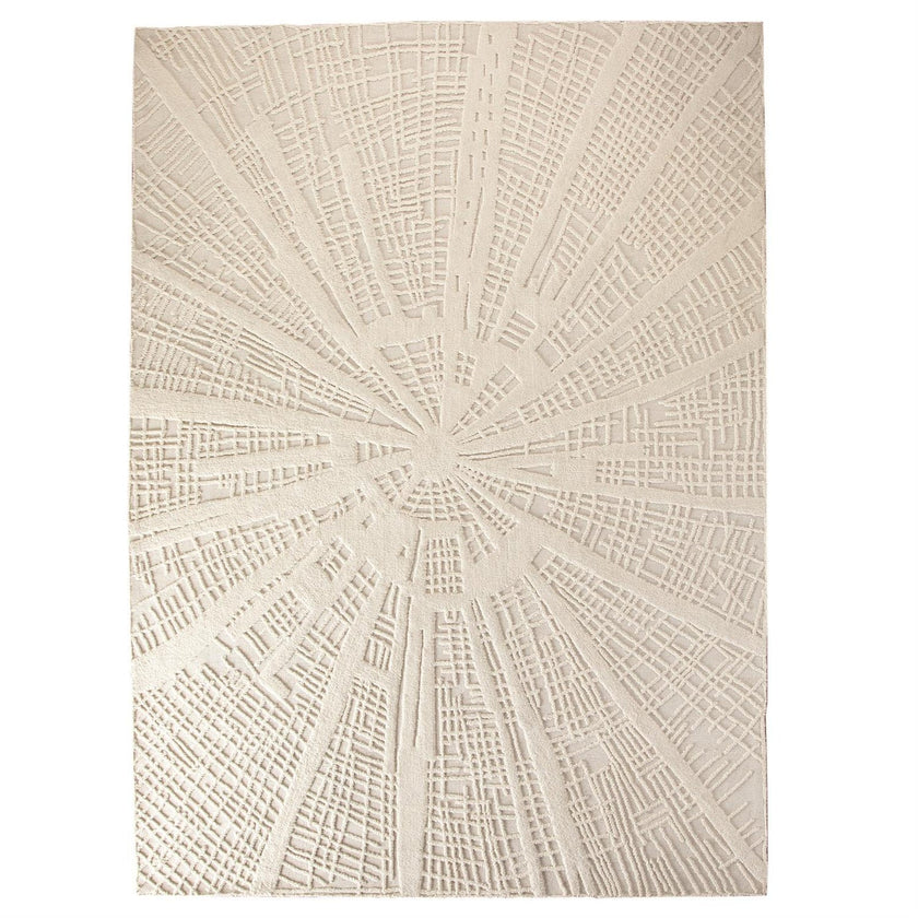 Global Views Ivory Vortex Rugs