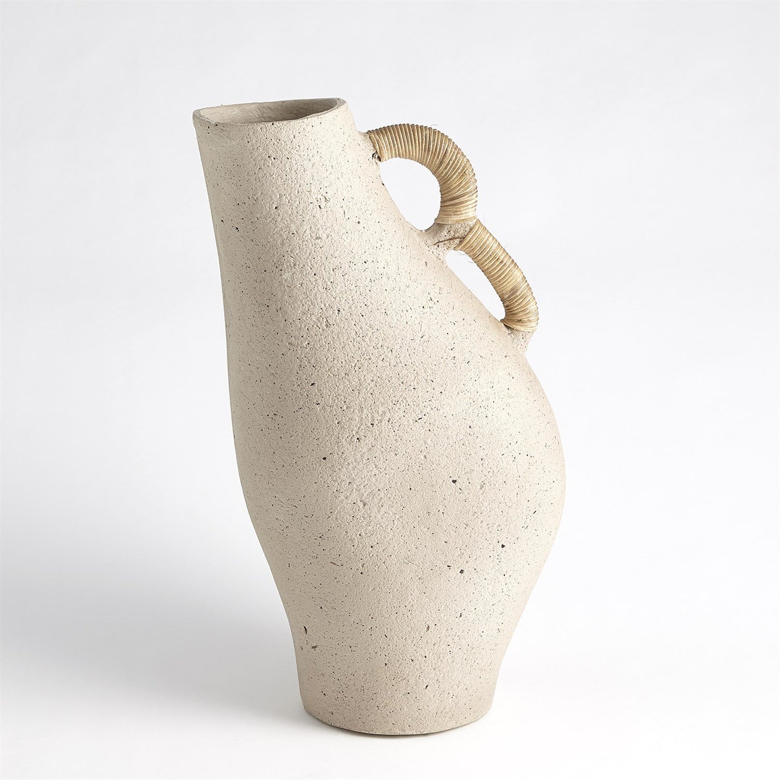 Global Views Leaning Vase Sandstone